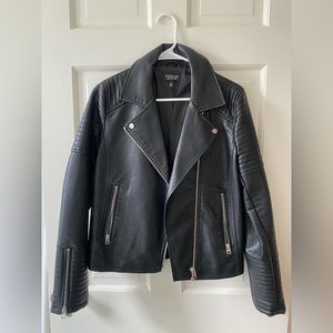 Top shop faux leather jacket